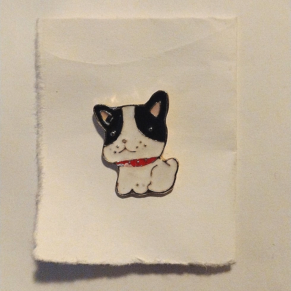 Dog themed Enamel Metal Pin